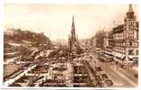 PRINCES STREET LOOKING WEST.EDINBURGH.  A6175. - Midlothian/ Edinburgh