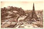EDINBURGH. THE CASTLE AND NATIONAL GALLERY. - Midlothian/ Edinburgh