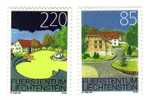 Liechtenstein / Architecture / City Streets - Used Stamps