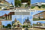 CPM 78 : CONFLANS STE HONORINE      Multi Vues     A VOIR !!!!! - Conflans Saint Honorine