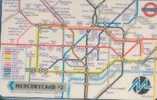 # UK_OTHERS MERCURY-MS22 Map Underground 2 Gpt 07.90 Tres Bon Etat - [ 4] Mercury Communications & Paytelco
