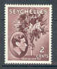 Seychelles 1938 SG. 135 2c. King George VI & Coco-de-Mer Palm MH - Seychelles (...-1976)