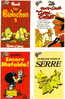 DESSINATEURS DIVERS. RARE SERIE COMPLÈTE DE 6 CARTES POSTALES PUB POUR LES ED. J´AI LU BD 1988, FRANQUIN, PRATT, Etc.... - Postcards