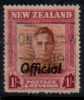 NEW ZEALAND  Scott #  O 98  F-VF USED - Dienstmarken