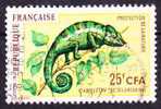 Réunion Obl. N° 399 - Nature - Animal - Caméléon - Oblitérés