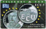 Denmark, TP 048B, ECU-Greece, Mint, Only 2500 Issued, Coins. - Denemarken