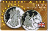 Denmark, TP 049A, ECU-United Kingdom, Mint, Only 2000 Issued, Coins. - Denemarken