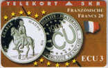 Denmark, TP 050B, ECU-France, Mint, Only 2500 Issued, Coins. - Danimarca