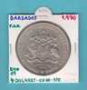 BARBADOS  4 DOLARES 1.970 CU-NI SC/UNC  KM#A9 F.A.O.   DL-7170 - Otros – América