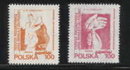 POLAND SOLIDARITY (POCZTA SOLIDARNOSC) 1987 3RD PILGRIMMAGE OF POPE TO POLAND SET OF 2  (SOLID0606/0334) - Viñetas Solidarnosc