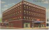 Elizabeth City North Carolina, New Southern Hotel On 1940s Vintage Curteich Linen Postcard - Other & Unclassified