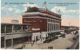 Union Station Railroad Depot, Spokane WA, Trent Ave At Howard & Washington Sts, On 1910s Vintage Postcard - Spokane