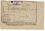 AVERSA - PALERMO - 14.04.1935  / BIGLIETTO TRENO MOD. "A" Anche  X GUARDIE DI FINANZA - Europe