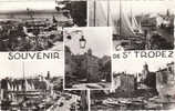 Carte Des Années 50.60 Du 83 - St Tropez - Souvenir - Les Lecques