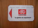 Carte De Parking Magnétique ERO INDUSTRIE "La Gestion Du Mouvement" (THONON 74200) - Parkkarten