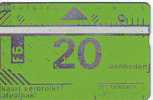 PAYS BAS CARTE F5 20 VERTE ETAT COURANT - Pubbliche