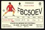 Amateur Radio Station,Coupe Du Monde De Football France 1998 PC,World Football Cup ´98 (E) - 1998 – Frankrijk