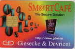 # Carte A Puce Salon Giesecke And Devrient - SmartCafe   - Tres Bon Etat - - Exhibition Cards
