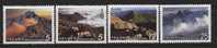 2001 TAIWAN Jade Mountain 4v - Unused Stamps