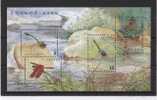 2000 TAIWAN DRAGONFLY MS - Unused Stamps