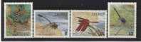 2000 TAIWAN DRAGONFLY 4V - Unused Stamps