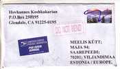 GOOD USA Postal Cover To ESTONIA 2009 - Good Stamped: Grand Teton - Brieven En Documenten