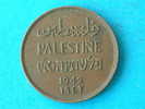 PALESTINE / TWO MILS 1942 XF KM 2 / ** PALESTINA ** ! - Otros – Asia