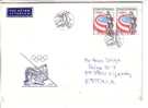 GOOD CZECH FDC To ESTONIA 1996 - Atlanta Olympic Games - Otros & Sin Clasificación