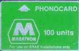 # UK_OTHERS OFFSHORE-Marathon-R6B For Use On Brae (silver On Green ) 100 Landis&gyr Tres Bon Etat - [ 2] Erdölplattformen