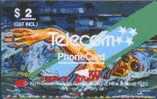 # NEW_ZEALAND NZ4S_1 1990 Commonwealth Games - Swimming 2 Gpt 01.90 -sport- Tres Bon Etat - New Zealand