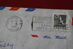 1957 LETTER MARCOPHILIE LETTRE DE MONTREAL CANADA POUR GLARNS EN SUISSE  PAR AVION - Posta Aerea