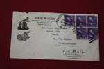 1945 LETTER MARCOPHILIE LETTRE USA ETATS UNIS AMERIQUE UNITED STATES: WEST NEW YORK N.JERSEY P/ ST GALLEN   SUISSE  AIR - Postal History