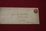 LETTER MARCOPHILIE LETTRE DE GREAT BRITAIN ENTIER POSTAUX POSTAL  POUR MUNZ WEST GERMANY - Interi Postali