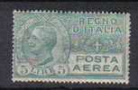 3RG42 - REGNO , Posta Aerea N. 7  *  Gomma Macchiata - Airmail