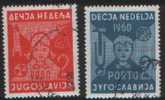 Yugoslavia - 1960 - Children's Day Pair (additional+porto) - Mi. 25+21 - Beneficiencia (Sellos De)