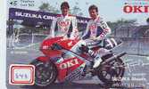 MOTOR HONDA Telecarte Japon (843) SUZUKA8HOURS * GARDNER *  Motorbike * Phonecard Japan * Telefonkarte - Motorbikes