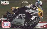 MOTOR YAMAHA * MACHII * Telecarte Japon (846) NESCAFE * DUNLOP * Motorbike * Phonecard Japan * Telefonkarte - Motorbikes