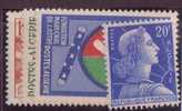 ⭐ Algérie - YT N° 349 à 52 ** - Neuf Sans Charnière - 1957 ⭐ - Unused Stamps