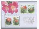 2000-24 CHINA FLOWERS(Clivia) 4V STAMP+MS - Ongebruikt