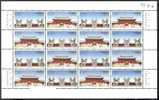 1997 CHINA HERITAGE UNESCO-TEMPLE OF HEAVEN F-SHEET 2V - UNESCO