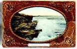 Jolie CP Ancienne Angleterre Table Rocks Whitley Bay - Cp Emboutie - Obl Méca 24-05-1922 / Tp 141 - Auty Séries G.R. N/C - Andere & Zonder Classificatie