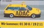 # GERMANY S29B_91 Adac 12 Gem 10.91 -car,voiture- Tres Bon Etat - S-Series: Schalterserie Mit Fremdfirmenreklame