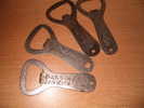 Lot De 4 Anciens Décapsuleurs, BASSIN DE VICHY, VICHY ETAT, CONTREXEVILLE - Bottle Openers