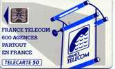 Te 11C-510         600 Agences         50u  Puce SC4 An  VARIETE  DOUBLE FRAPPE DU N° - “600 Agences”