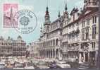 FRANCE  EUROPA CEPT 1973 NUM YVERT 1752 BRUXELLES HOTEL DE VILLE - 1973