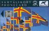 # FINLAND D9 The Flag Of Aland 30 Sc5 12.92 15000ex Tres Bon Etat - Finnland