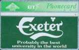 # UK_BT BTA57 Exeter University 20 Landis&gyr 10.93 5000ex Tres Bon Etat - BT Advertising Issues