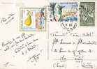 TUNISIE : Affranchissement Sur Carte Postale - Tunisie (1956-...)