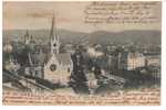 Biel Mit Der Franz. Kirche / Bienne Et L'église Française (1904) - Bienne