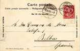 Postal BECKENRIED (Suiza) 1904 A Bilbao (España) - Lettres & Documents